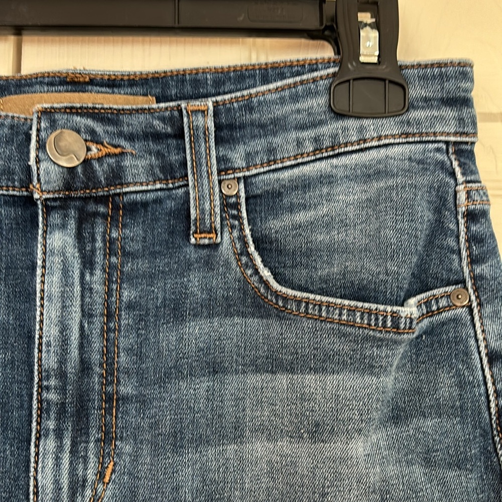 Joes Jeans Denim Mini Skirt With Raw Edge - Picture 2 of 6